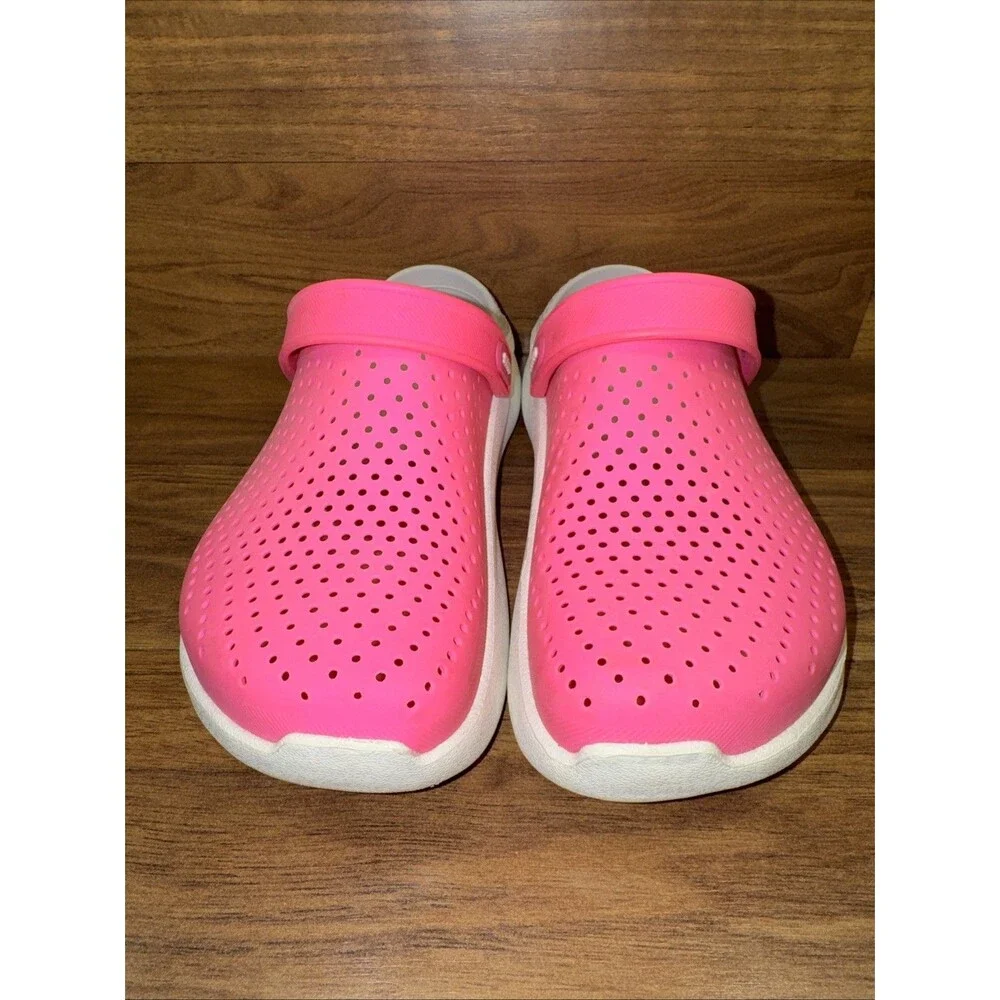 Pink Crocs LiteRide Clogs Sz 8 Women 6 Men